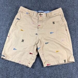 Tommy Hilfiger‎ Regular Fit Shorts Embroidered Tommy Flags Size 32
